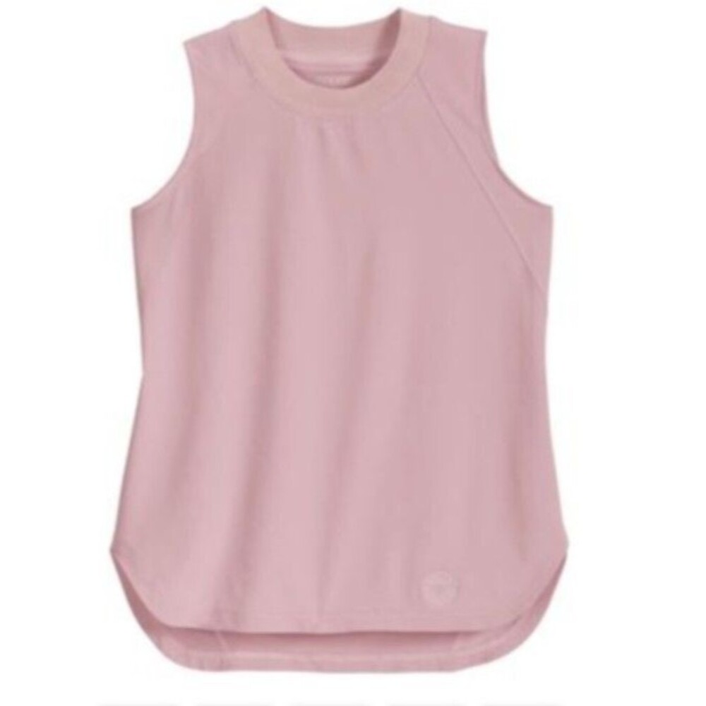 Dover Saddlery Women's Tank Size L Blush Pink Equestrian Sleeveless Stretch NWT